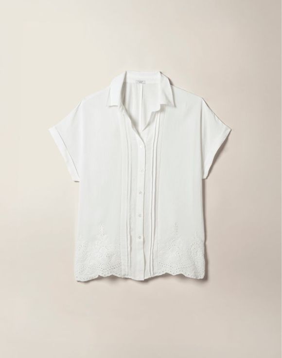 Tonal Embroidered Blouse