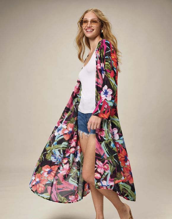 Botanical Sheer Cardigan