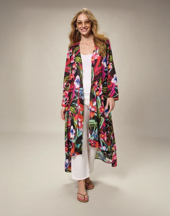 Botanical Sheer Cardigan