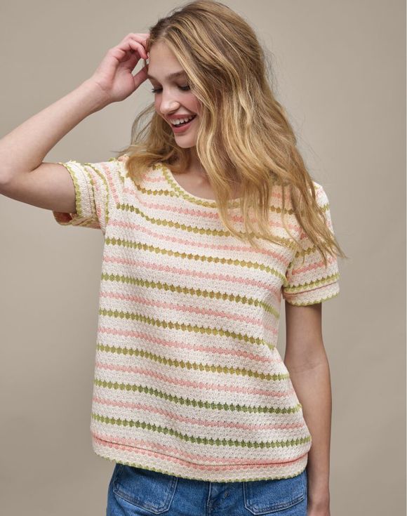 Stripe Knit Top