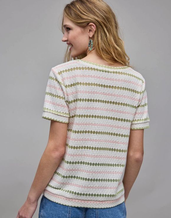 Stripe Knit Top