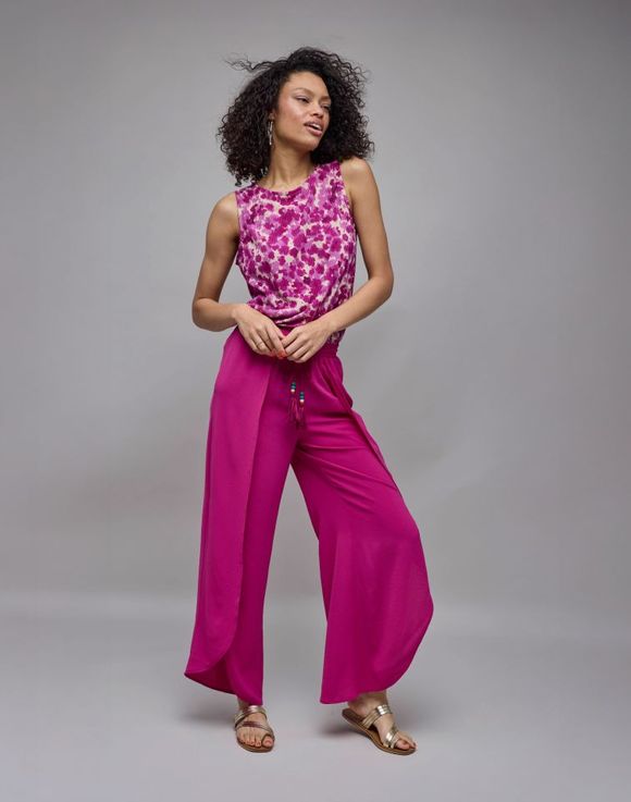 Floral Pleated Top $28.00