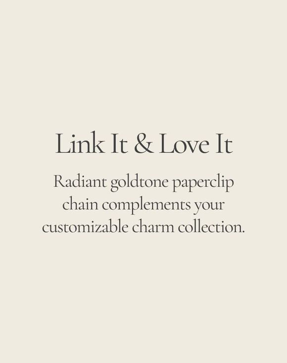 Link Up Paperclip Necklace