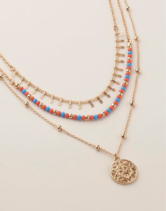 Radiant Horizon Layered Necklace