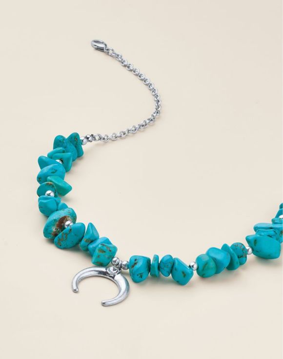 Luna Crescent Charm Necklace