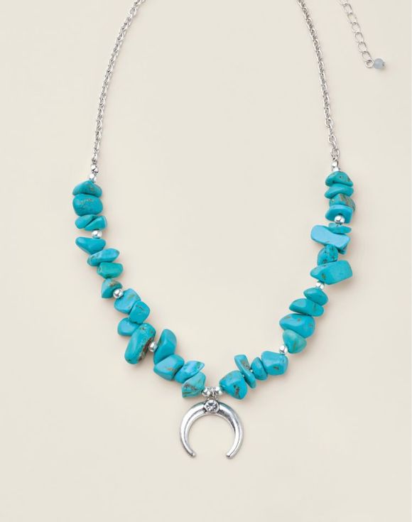Luna Crescent Charm Necklace
