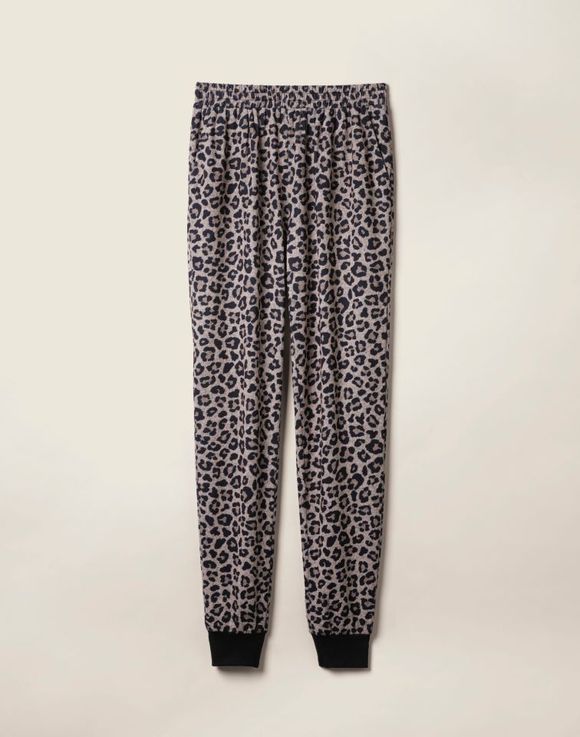 Animal Print Jogger Set - full set flat lay