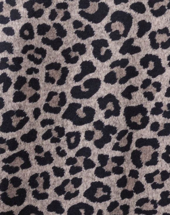 Animal Print Jogger Set - fabric detail