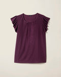 Eyelet Pattern Top