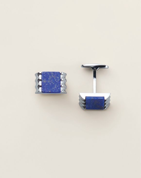 Men's Stainless Steel Blue Titan Lapis