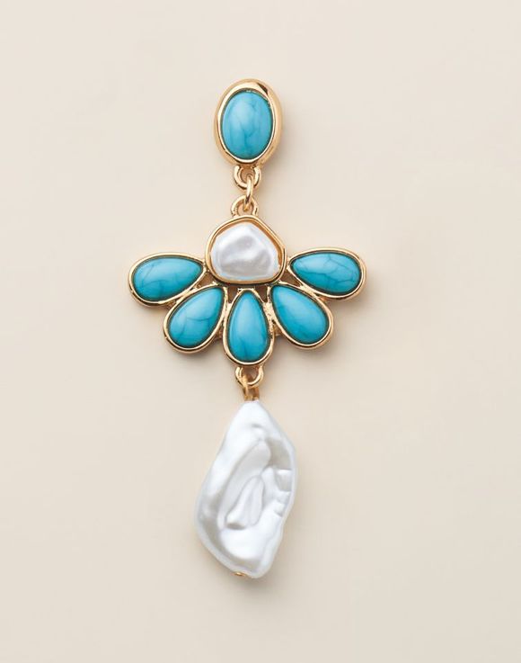 Sea Petals Statement Earrings