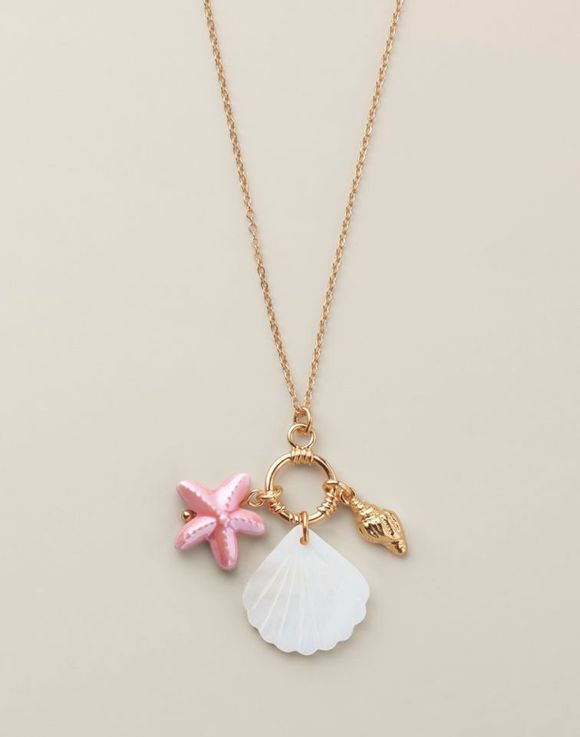 Saltwater Treasures Charm Necklace
