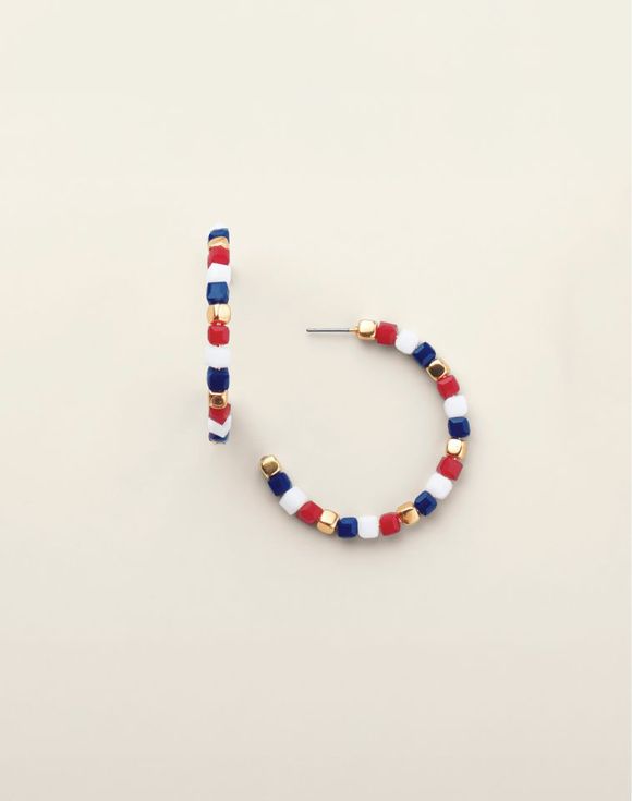 Heartland Americana Hoop Earrings