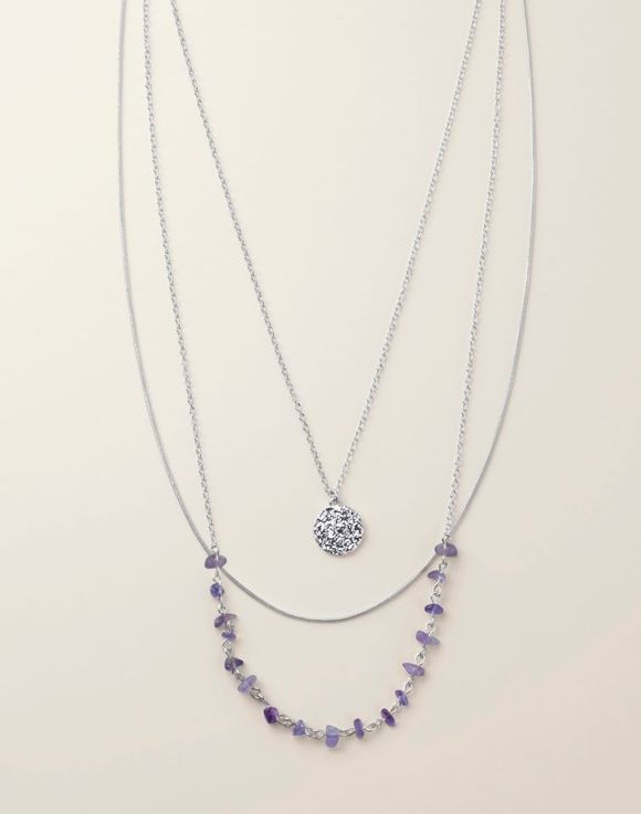 Delicate Harmony Long Layered Necklace