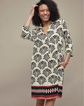 Sosa Dress worn front view model smiling