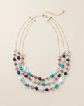 Sunset Sail Layered Bead Necklace