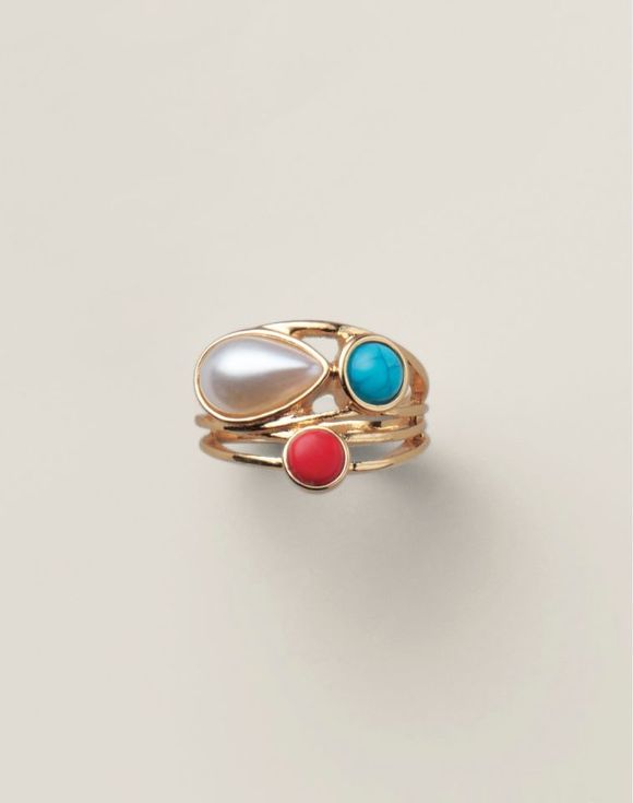 Sunset Sail Bead Ring