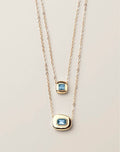 Gem Moments Birthstone Layered Necklace