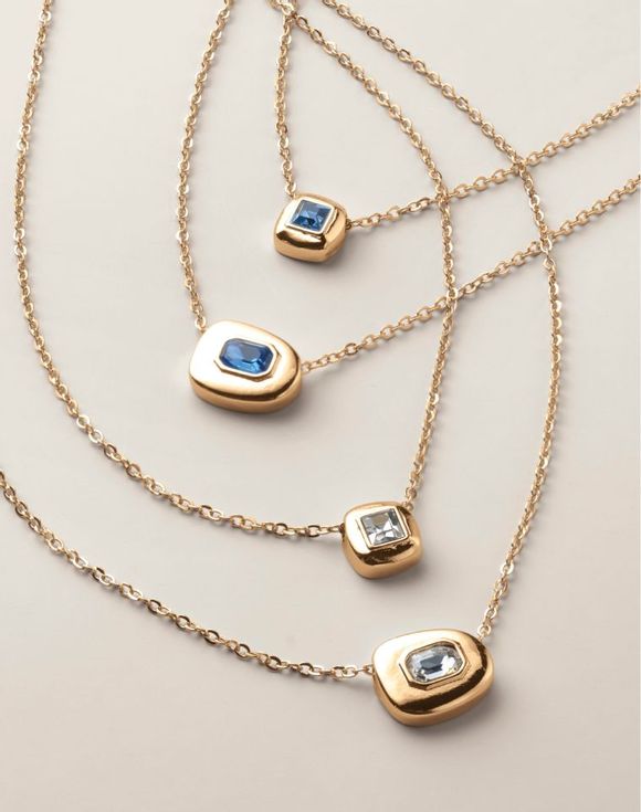 Gem Moments Birthstone Layered Necklace