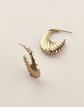 Edgy Sway Hoop Earrings