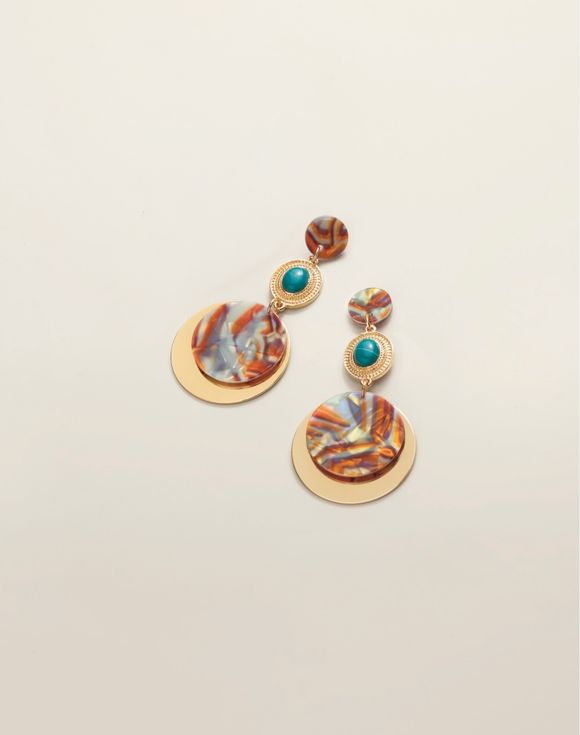 Warm Current Statement Earrings - Soft Swirls campaign graphic