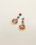 Warm Current Statement Earrings - Soft Swirls campaign graphic