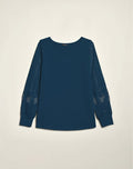 Lace-Sleeve Top front view