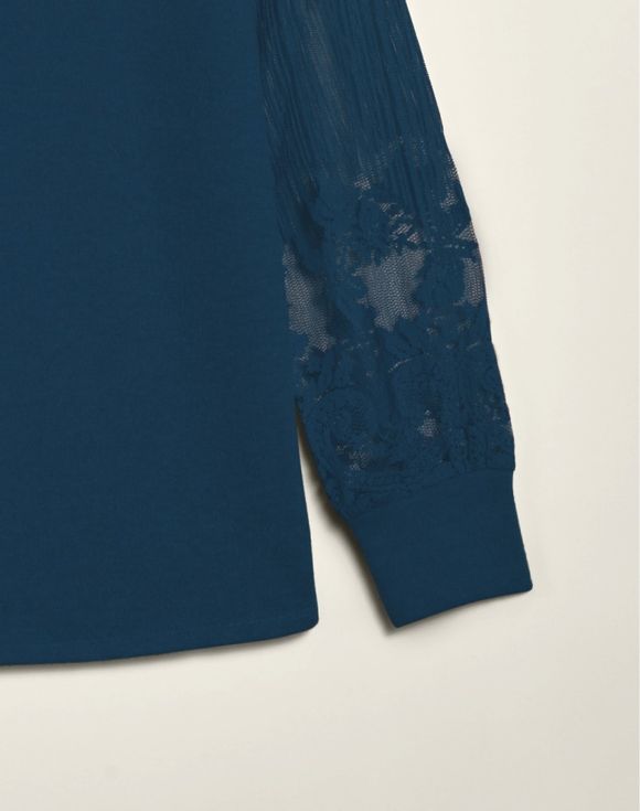 Lace-Sleeve Top sleeve detail