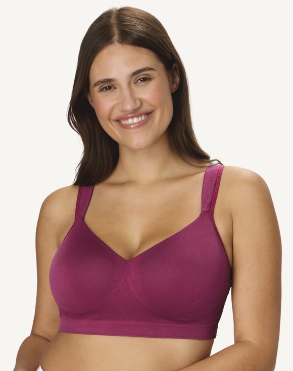 Playtex 18 Hour Ultra Soft Support Wireless Bra - nude side view