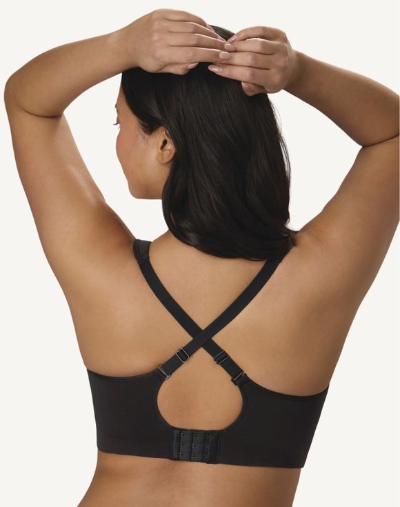 Playtex 18 Hour Ultra Soft Support Wireless Bra - white back view