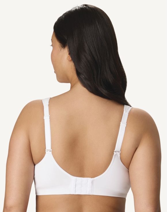 Playtex 18 Hour Ultra Soft Support Wireless Bra - black criss-cross back view