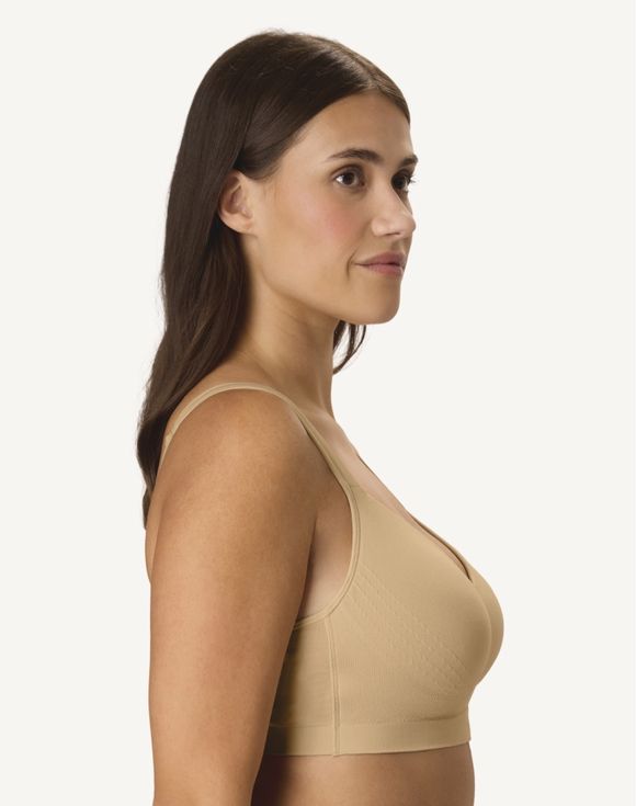 Playtex 18 Hour Ultra Soft Support Wireless Bra - berry front view