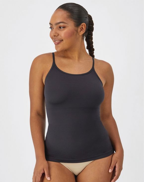 Maidenform Flexees Fat-Free Dressing Camisole front view in white