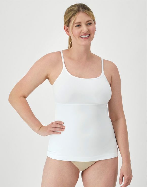 Maidenform Flexees Fat-Free Dressing Camisole front view in black