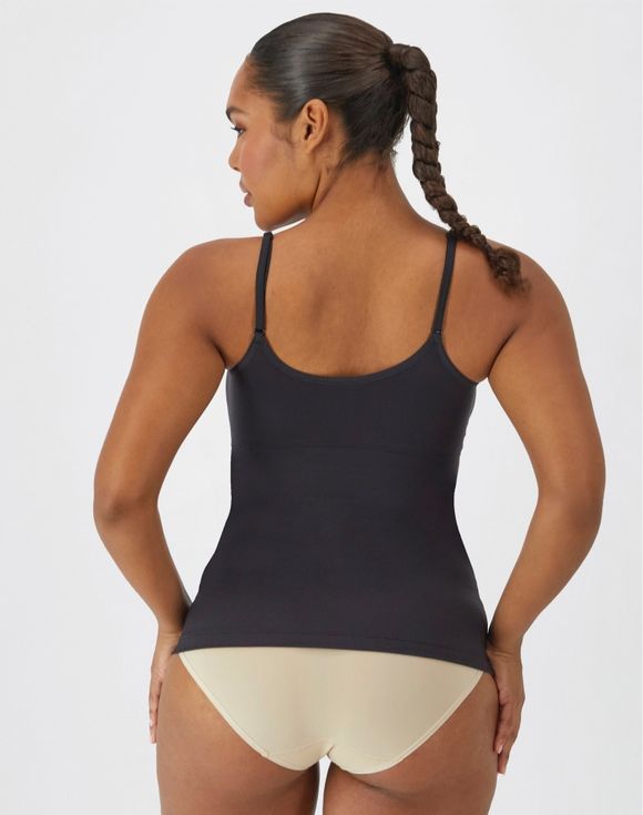 Maidenform Flexees Fat-Free Dressing Camisole back view in white