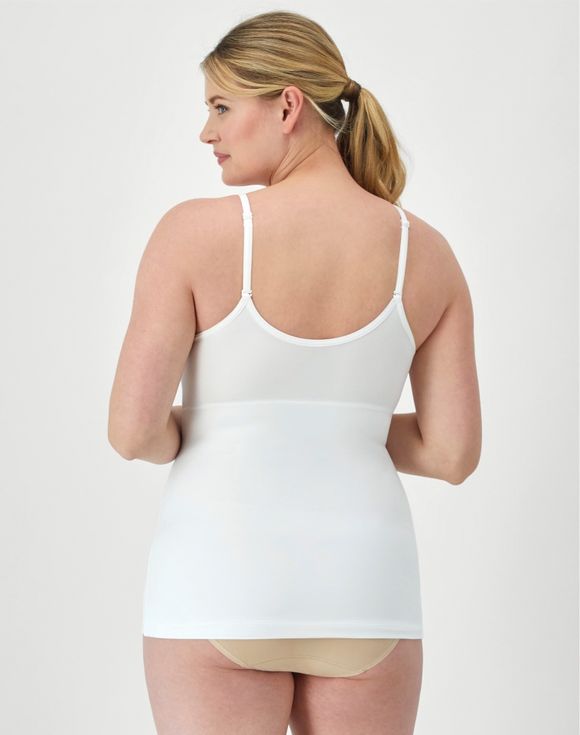 Maidenform Flexees Fat-Free Dressing Camisole back view in black