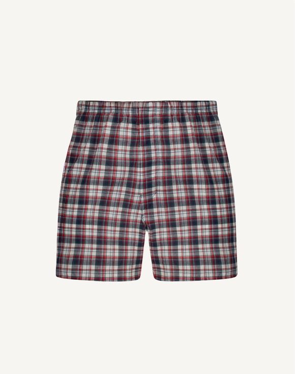 Men's Hanes Ultimate Tartan Boxers - front on model