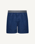 Men's Hanes Ultimate Cotton Woven Boxers - 4-pack flat lay