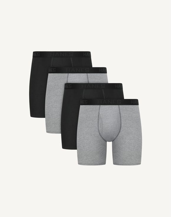 Men's Hanes 4-Pack ComfortSoft Boxer Briefs Underwear