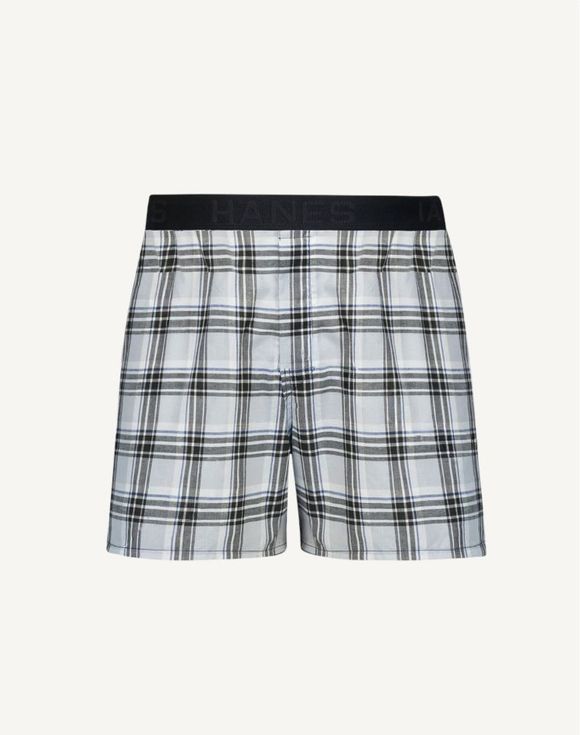 Men's Hanes Ultimate 4-Pack Cotton Woven Boxers Underwear (798WB4)