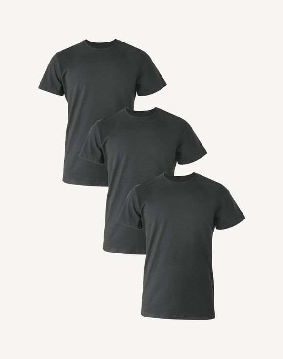 Men's Hanes Ultimate 3-Pack Crewneck Undershirts, Comfort Fit Stretch (UCF1B3)