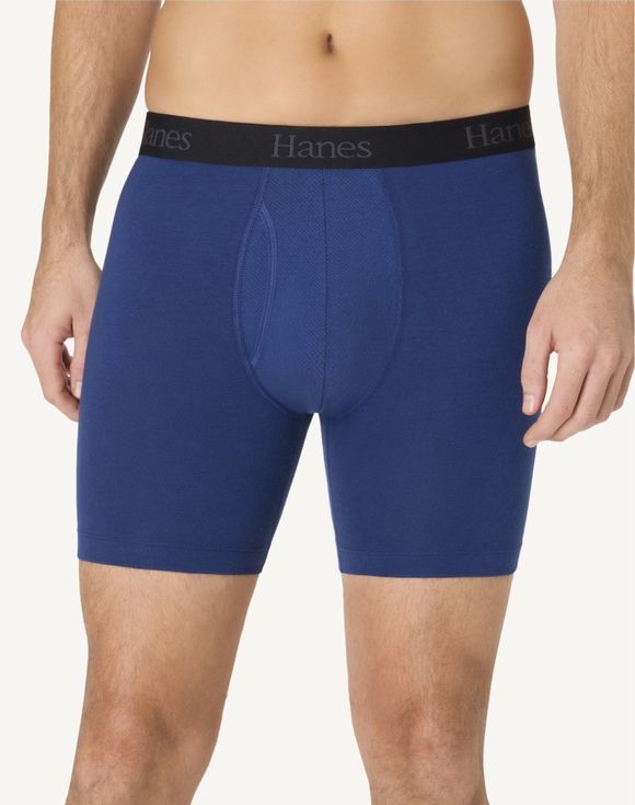 Men's Hanes® Ultimate 3pck Comfort Flex Fit® Boxer Briefs Underwear with Total Support Pouch™ (UFSBR3)