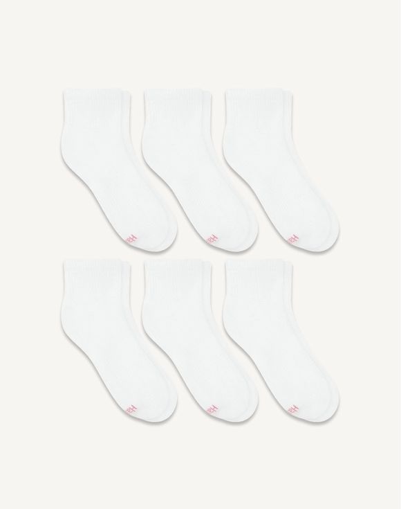Women's Hanes® 6-Pairs Ankle Socks, Ultimate Cool Comfort Lightweight