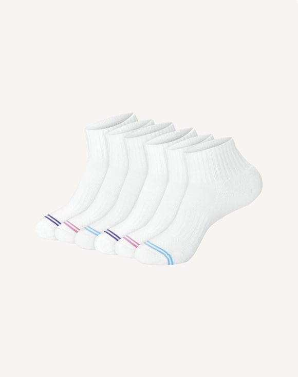 Women's Hanes® 6-Pairs Ankle Socks, Ultimate Cool Comfort