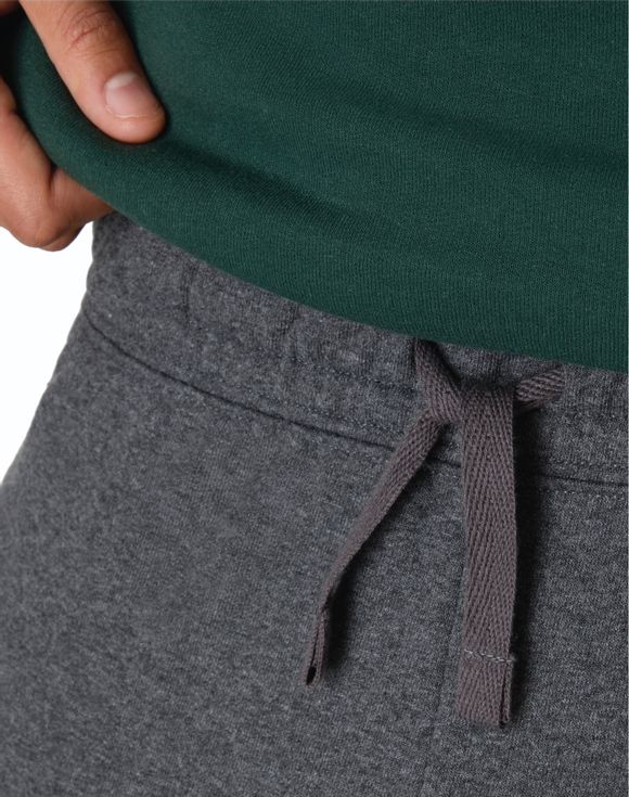 Hanes EcoSmart Men's Fleece Jogger Pants - waistband and drawstring detail
