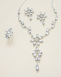 Forever in Bloom Crystal 3-Piece Set - necklace, earrings and ring